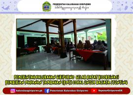 Pemerintah Kalurahan Giripurwo Gelar Rakord Pemberian Makanan Tambahan (PMT)  untuk  Balita